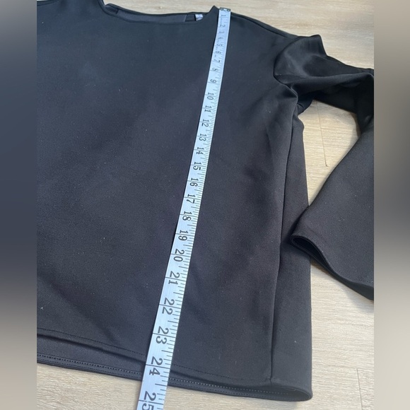 Uniqlo stretch double face pullover Black SZ L - Picture 4 of 6